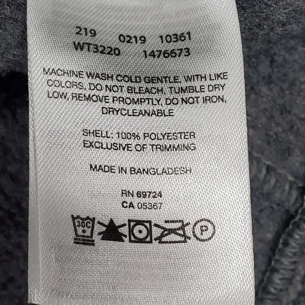 Columbia Fleece Jacket Men's 3XT Gray Full Zip‎ Outdoor Hiking